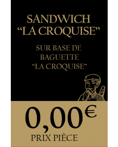 Lot de 30 - Étiquettes prix - La Croquise (Pt format - Perso)